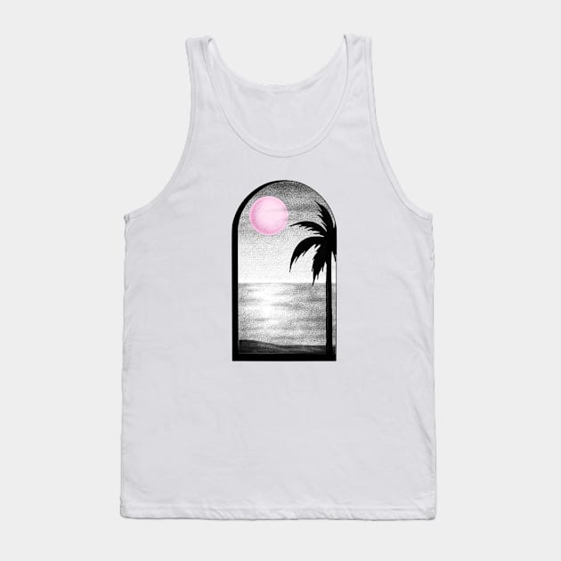 Sunset beach Tank Top by Smurnov